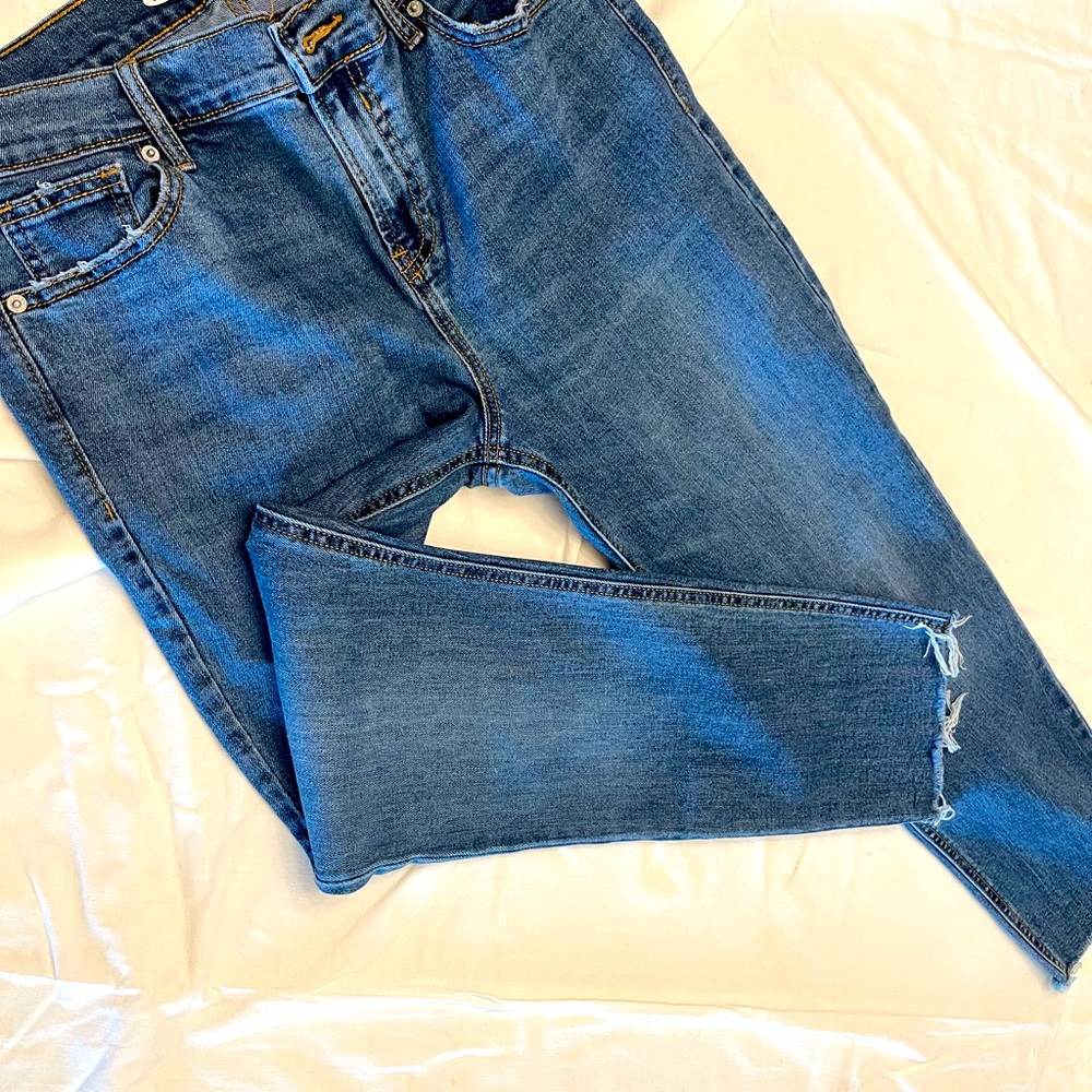 Old Navy, straight ankle, cropped jean